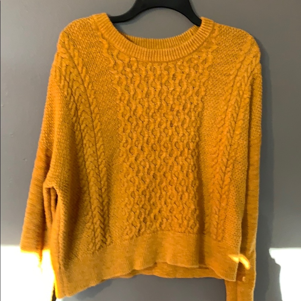 Mossimo sweater mustard yellow size large